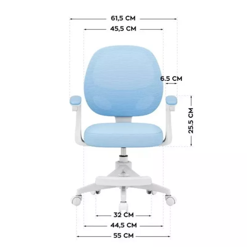 MARK ADLER Junior 3.1 Blue Swivel Chair