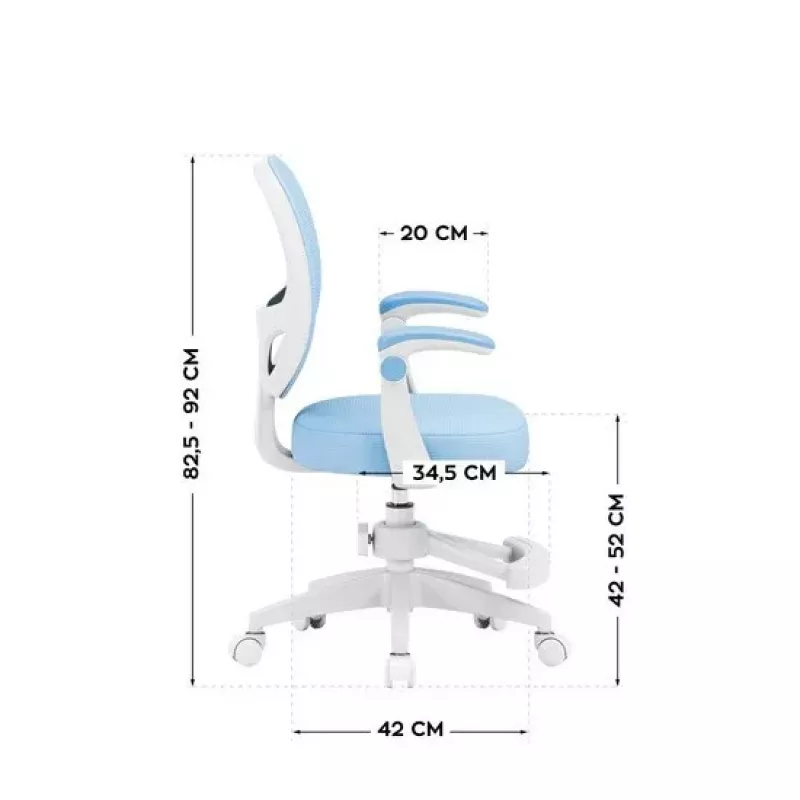 MARK ADLER Junior 3.1 Blue Swivel Chair
