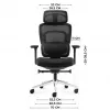 MARK ADLER Visioner 6.1 Black N biuro kėdė