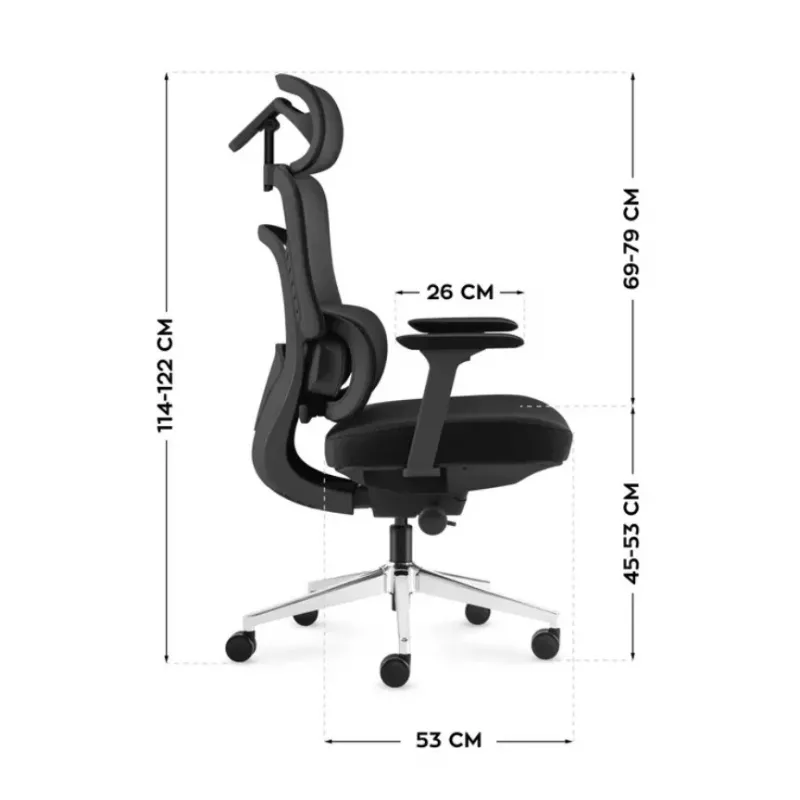 MARK ADLER Visioner 6.1 Black N biuro kėdė