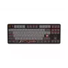 Fury Kanabo K6 Gaming Keyboard, US Layout, RGB Backlighting, Magnetic Wrist Rest, Black/Grey