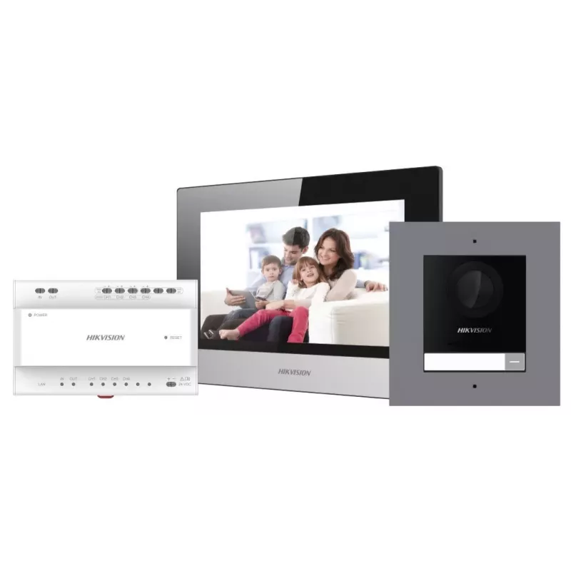 Hikvision DS-KIS702Y Wi-Fi vaizdo domofono rinkinys 2 laidai