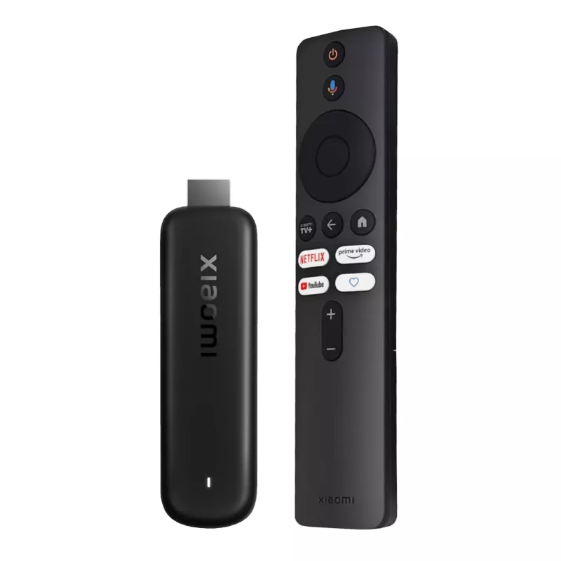 Xiaomi TV Stick HD (2nd Gen) - 1080p srautinio turinio grotuvas, Android TV 11, 1GB RAM, 8GB atmintis, Bluetooth 5.0, juoda
