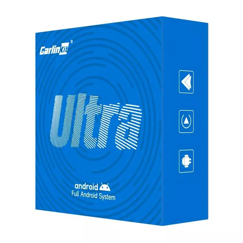 Carlinkit TBOX ULTRA 2 belaidis adapteris, skirtas CarPlay / Android Auto, 8GB RAM, 128GB atminties