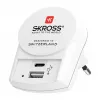 SKROSS Pro+ USB AC30PD World Travel Adapter su 30W USB-C PD ir USB-A