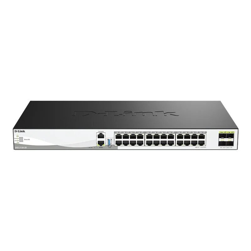 D-Link DXS-3130-28/E 24-Port 10G Managed Layer 3 Stackable Switch