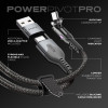 STATIK PowerPivot Pro Nylon Braided USB-C to USB-C Cable 3m Black