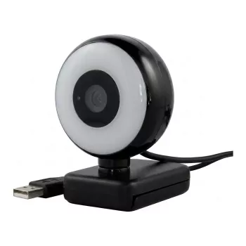 WEMISS CM-A2 Stream Series su žiediniu apšvietimu Full HD internetinė kamera, 1/3 inch CMOS jutiklis, juoda
