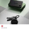 „Chipolo CARD & LOOP“ įkraunamų „Bluetooth“ sekiklių rinkinys, skirtas „iOS“ ir „Android“, anglies spalvos