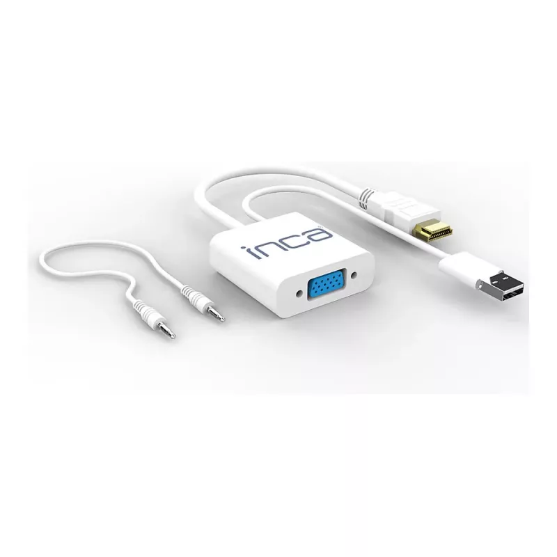 INCA VGA į HDMI + USB + garso keitiklis IVTH-01