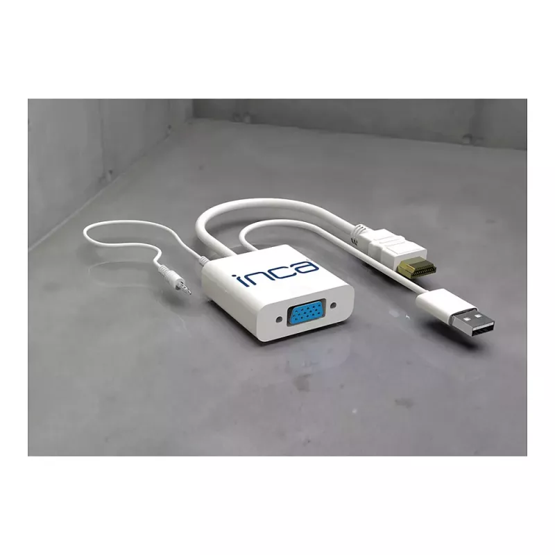 INCA VGA į HDMI + USB + garso keitiklis IVTH-01