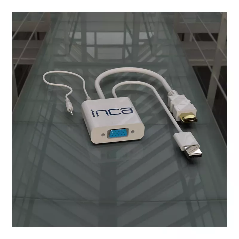 INCA VGA į HDMI + USB + garso keitiklis IVTH-01