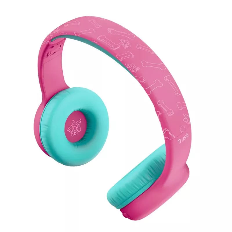 TRUST Nouna Wireless Children's Headphones Paw Patrol Pink
