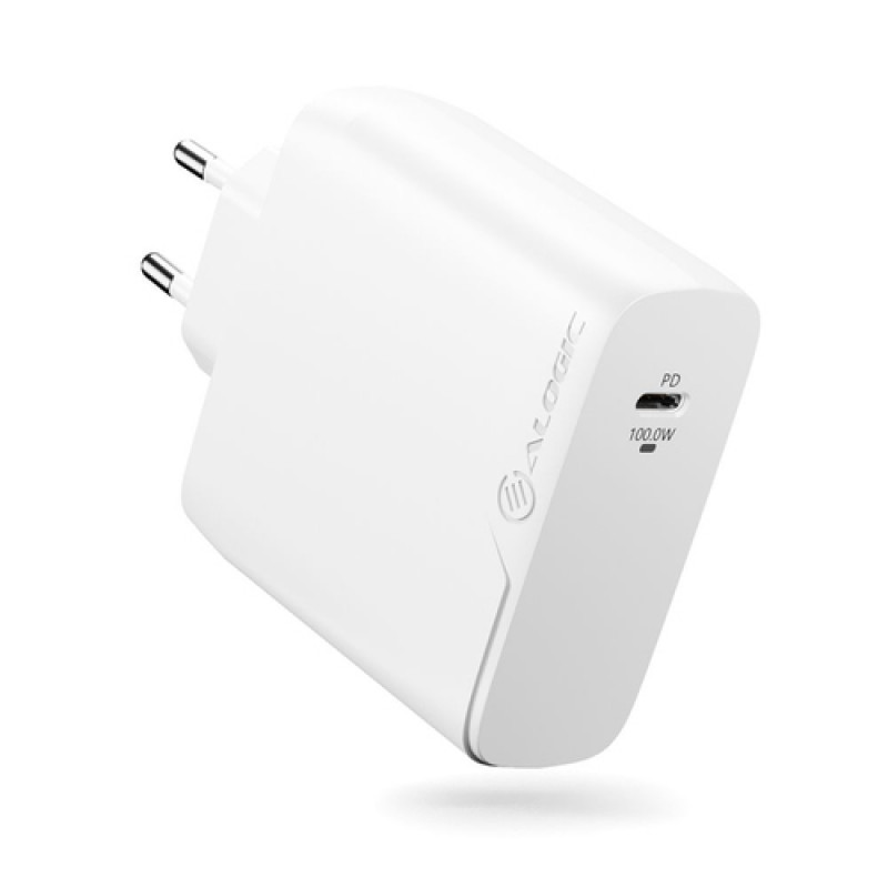 ALOGIC Rapid Power 100W GaN Įkroviklis USB-C Baltas