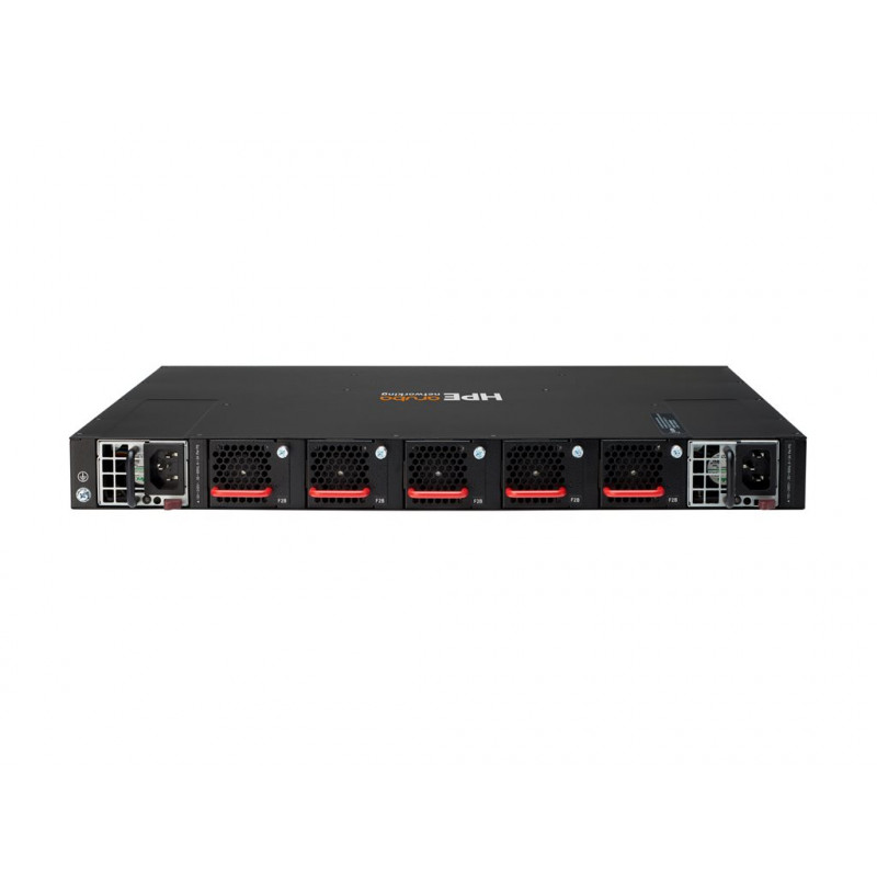 HPE Aruba 8320 48 prievadų 10GbE SFP+ ir 6 prievadų 40GbE QSFP+ valdomas 3 sluoksnio jungiklis su 2x 400W maitinimo šaltiniais, 5 ventiliatoriais, stovo komplektu, TAA atitikmuo