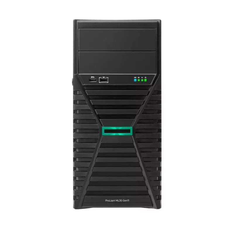 HPE ProLiant ML30 Gen11 6325P 3.5GHz 4c 1P 1x32GB-U 4LFF 2x960GB SSD 1x1000W PS EU Server