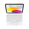 Apple Magic Keyboard Folio su Trackpad - britų anglų (QWERTY) - balta - skirta iPad (10 kartos)