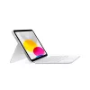 Apple Magic Keyboard Folio su Trackpad - britų anglų (QWERTY) - balta - skirta iPad (10 kartos)