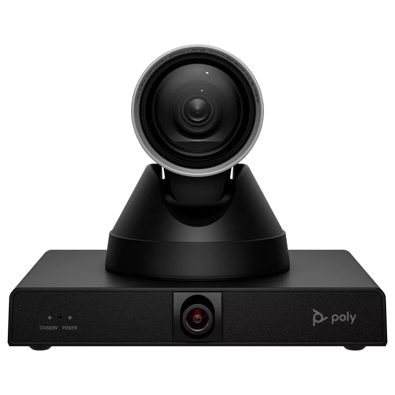 Poly Studio E60 PTZ konferencinė kamera – 4K UHD, dviguba 8MP, PoE+