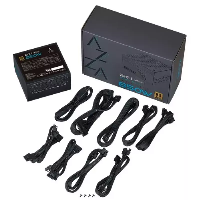 AZZA PSAZ-850G 850W Fully Modular ATX 3.1 PCIe 5.1 80+ Gold Power Supply