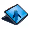 Logitech Rugged Combo 4 Touch klaviatūros dėklas su jutikliniu kilimėliu, skirtas Apple iPad 10-osios kartos – Classic Blue – Pan Nordic QWERTY