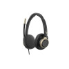 HP Poly Mission 825 Wired Stereo USB Headset su ANC - Juoda