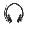 HP Poly Mission 825 Wired Stereo USB Headset su ANC - Juoda