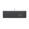 Logitech Signature Slim Wired K620 for Business, Swiss Layout, Graphite