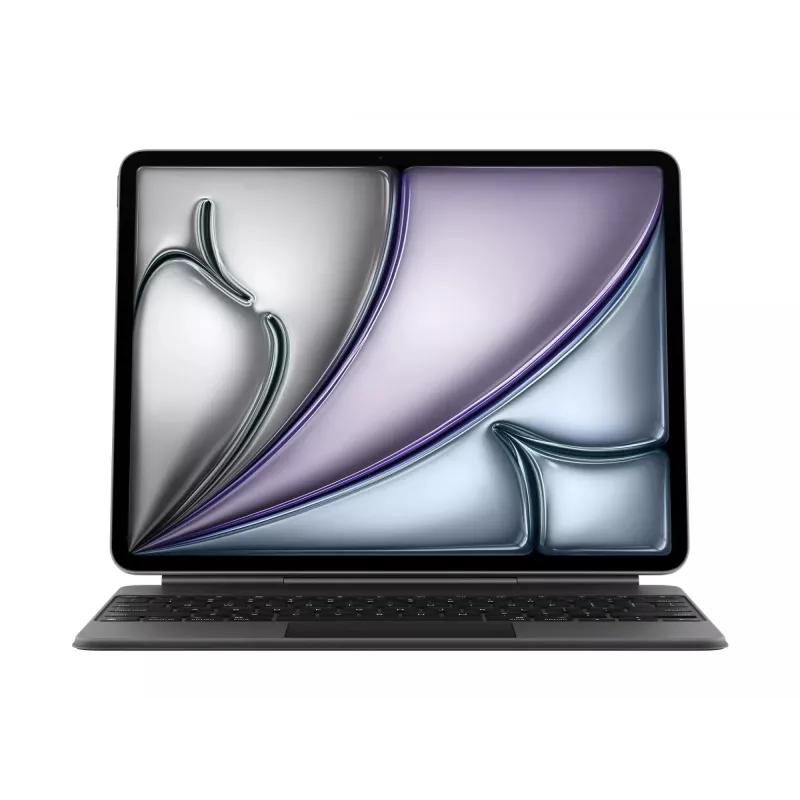 „Apple Magic Keyboard“, skirta „iPad Air 13 colių“ (M4, M3) – švediškas išdėstymas – juoda