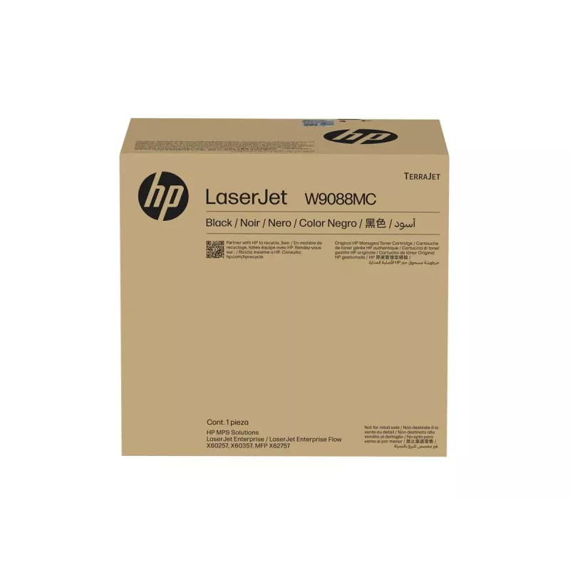 HP W9088MC juodas valdomas „LaserJet“ kasečių toneris