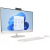 HP All-in-One 27-cr0024na stalinis kompiuteris, 27 inch Full HD IPS ekranas, Intel Core i7-1355U, 8 GB DDR4 RAM, 512 GB PCIe NVMe SSD, Windows 11 Home, Natural Silver (atnaujinta prekė)