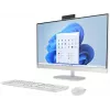 HP All-in-One 27-cr0024na stalinis kompiuteris, 27 inch Full HD IPS ekranas, Intel Core i7-1355U, 8 GB DDR4 RAM, 512 GB PCIe NVMe SSD, Windows 11 Home, Natural Silver (atnaujinta prekė)