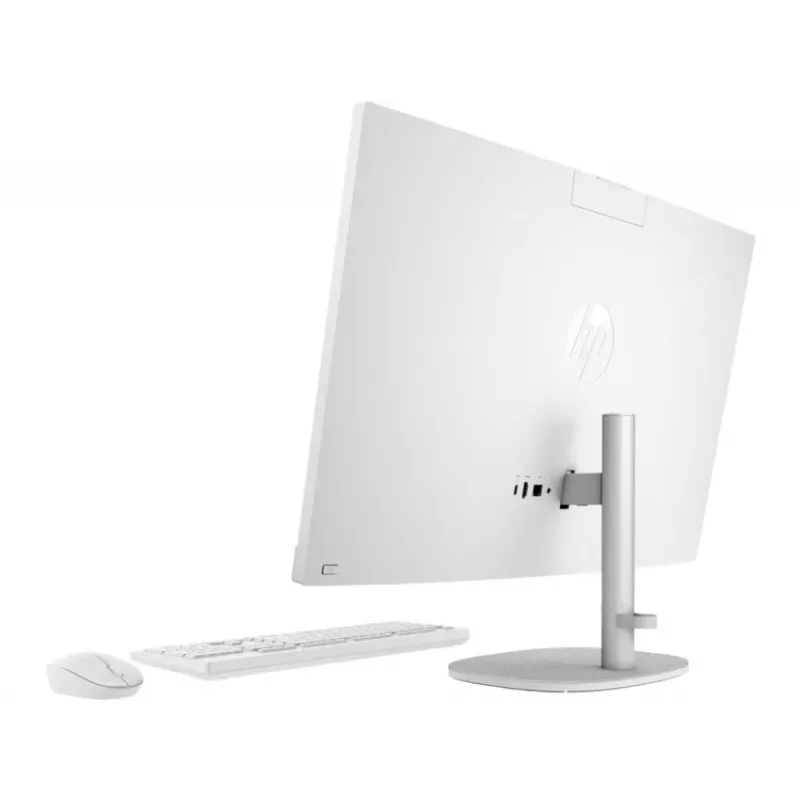 HP All-in-One 27-cr0024na stalinis kompiuteris, 27 inch Full HD IPS ekranas, Intel Core i7-1355U, 8 GB DDR4 RAM, 512 GB PCIe NVMe SSD, Windows 11 Home, Natural Silver (atnaujinta prekė)