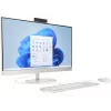 HP All-in-One 27-cr0042nf stalinis kompiuteris, AMD Ryzen 5 7520U, 16 GB RAM, 512 GB SSD, 27 colių Full HD IPS ekranas, Windows 11 Home, baltas (atnaujinta prekė)
