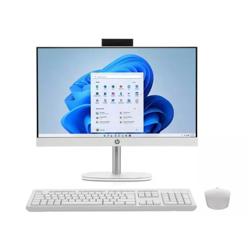 HP All-in-One 24-cr1008na, Intel Core Ultra 5 125U, 8 GB RAM, 512 GB SSD, 23,8 inch Full HD IPS, Windows 11 Home, balta