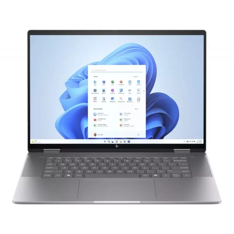 HP Envy x360 16-ad0000ns nešiojamas kompiuteris, 16 inch 2.8K OLED jutiklinis, AMD Ryzen 7 7730U, 16 GB RAM, 1 TB SSD, Windows 11 Home, sidabrinis (atnaujinta prekė)