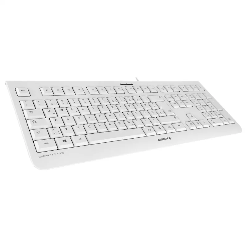 Cherry KC 1000 klaviatūra - Pan Nordic - šviesiai pilka