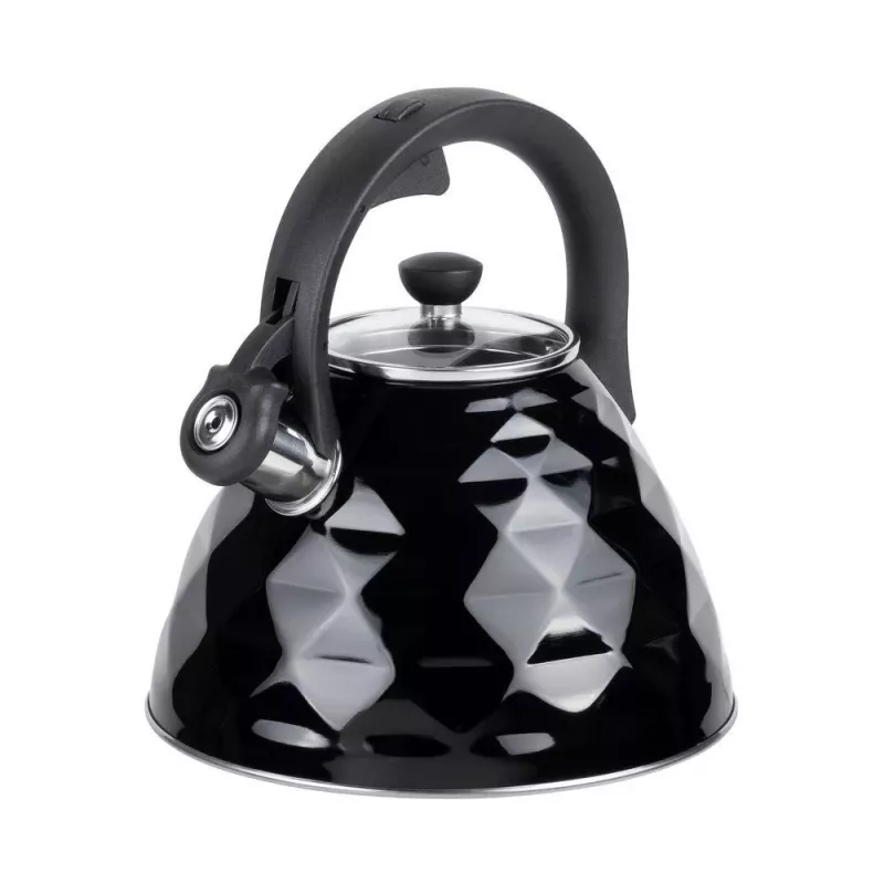 RESTO Whistling Kettle 3L Nerūdijantis Plienas Sidabrinis/Juodas 90610