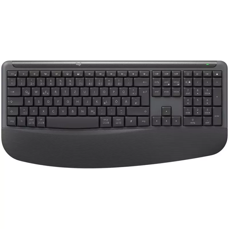 Logitech Signature Comfort Plus MK880 belaidis rinkinys - grafitas - US International - Bluetooth - 973