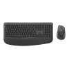 Logitech MK880 For Business belaidis klaviatūros ir pelės rinkinys - Graphite - US International - 2,4 GHz / BT
