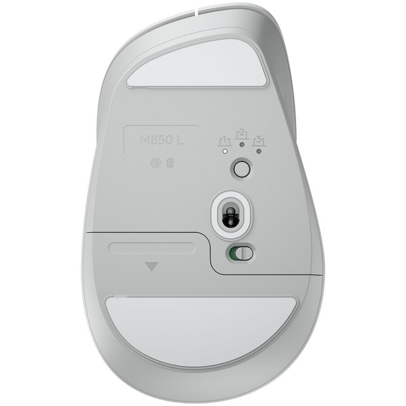 Logitech Signature Comfort Plus M850L belaidė pelė - Off-White - Bluetooth