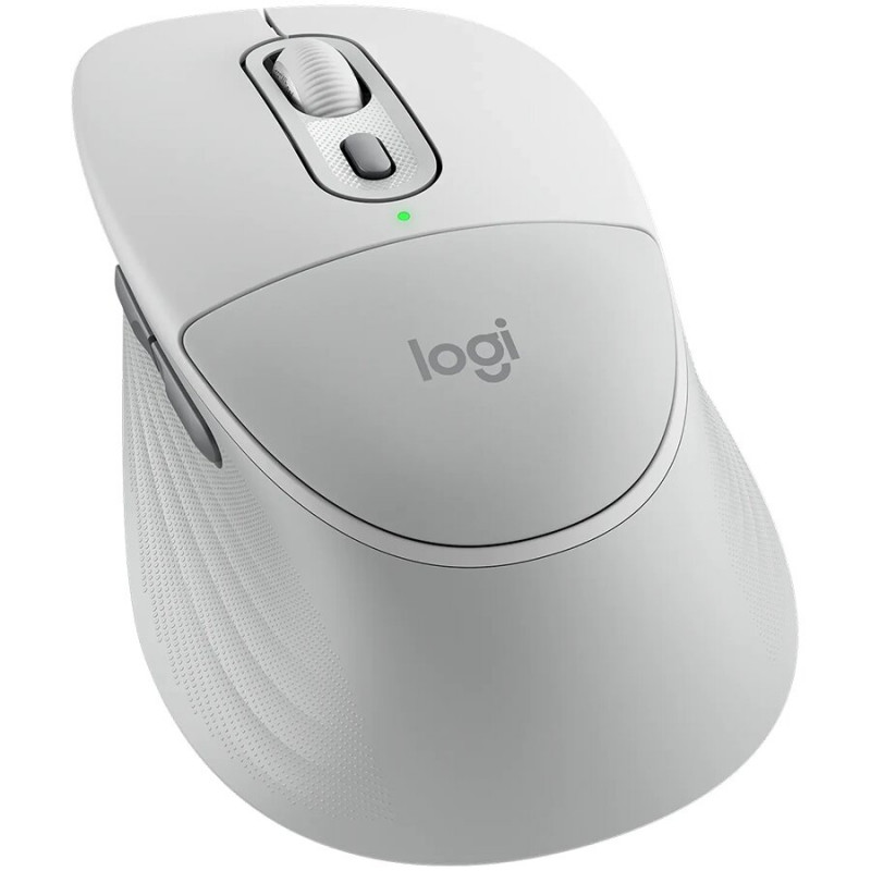 Logitech Signature Comfort Plus M850L belaidė pelė - Off-White - Bluetooth