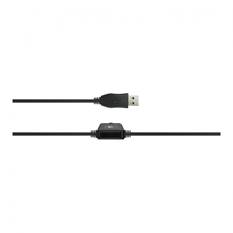 CANYON PC Headset CHSU-1 PC Mic USB 2m Black