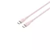 CANYON USB-C į USB-C laidas 60W 1m Silikoninis Pink Sand