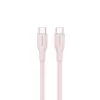 CANYON USB-C į USB-C laidas 60W 1m Silikoninis Pink Sand