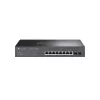 TP-LINK TL-SG2210MP Smart Managed Layer 2+ Switch, 8 prievadų Gigabit PoE+ su 2 SFP lizdais, 150W PoE biudžetas, montuojamas į stelažą