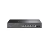 TP-LINK TL-SG2210MP Smart Managed Layer 2+ Switch, 8 prievadų Gigabit PoE+ su 2 SFP lizdais, 150W PoE biudžetas, montuojamas į stelažą