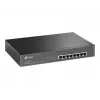 TP-Link TL-SG1008MP Nevaldomas Gigabit Ethernet PoE+ jungiklis (8 prievadai, 126W biudžetas, juoda spalva)