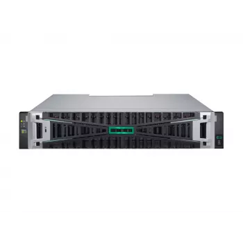 HPE Modular Smart Array 2070 16Gb Fibre Channel SFF Storage - 7 kartos - Hibridinis „Flash“ masyvas - 0 TB - 24 SFF lizdai - 2U montuojamas į stelažą