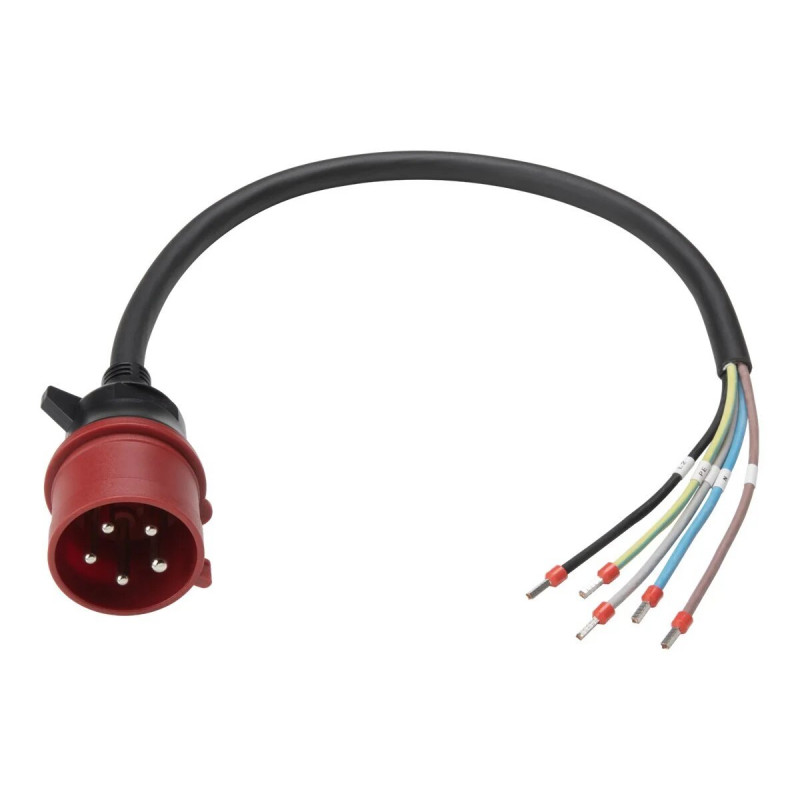 Anker SOLIX EV įkrovimo kabelis Type 2 į IEC 60309 3P+N+E 5m Juodas